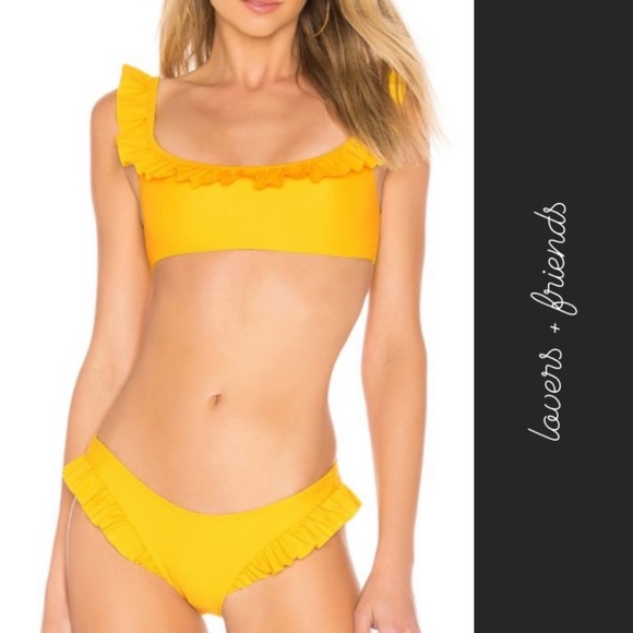 Lovers + Friends Other - Lovers + Friends Dorian Bottom Mustard Yellow • S